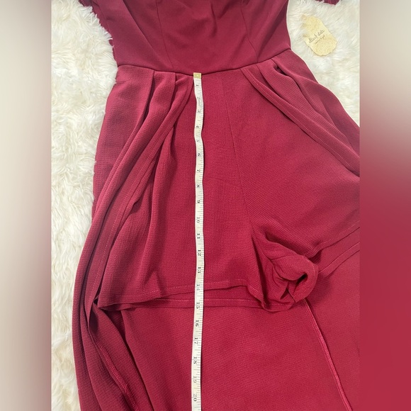 Altar'd State | Off-the-Shoulder “Dylan” Romper Dress in Wine | NWT! - Picture 9 of 10